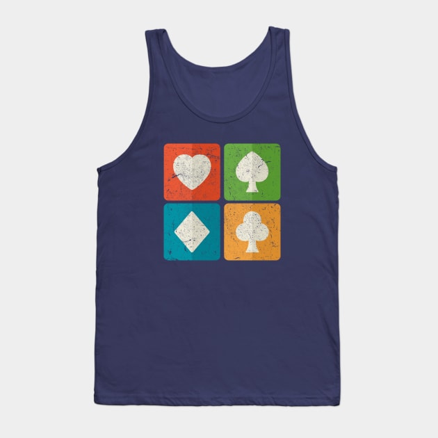 Playing Cards Suits Tank Top by vladocar